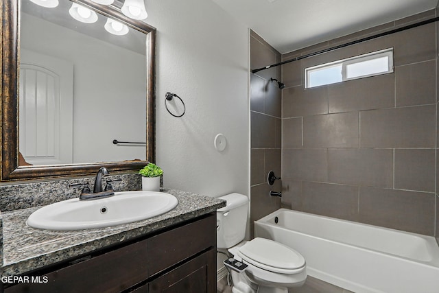 12469 Lanchester Dr, El Paso, TX 79928 - full bath with vanity and shower / bath combination