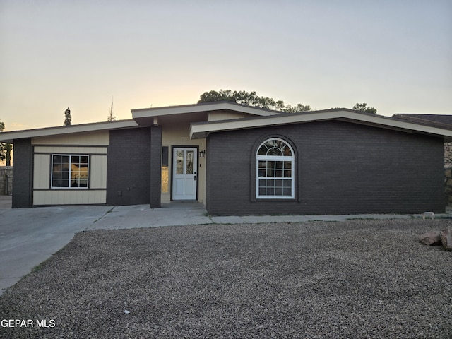 1607 Gene Torres Dr, El Paso, TX 79936 - view of front of house with brick siding