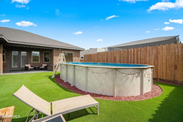 14516 Ciambriello Ave, El Paso, TX 79938 - view of pool featuring french doors