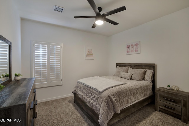 14841 Mike A Mendoza Ave, El Paso, TX 79938 - carpeted bedroom with baseboards and ceiling fan