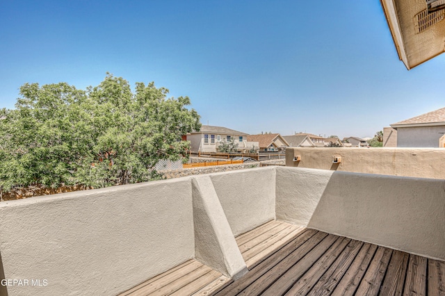 10937 Acoma St, El Paso, TX 79934 - wooden deck featuring a residential view