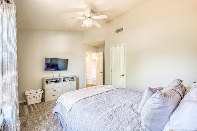 10937 Acoma St, El Paso, TX 79934 - bedroom with carpet floors and ceiling fan