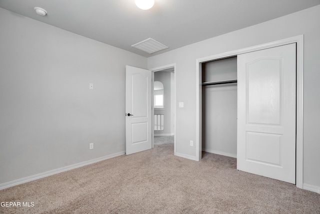 7548 Wolf Creek Dr, El Paso, TX 79911 - unfurnished bedroom featuring carpet floors and a closet
