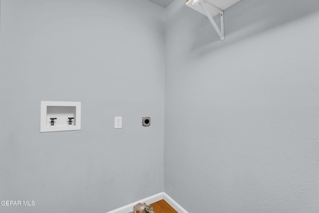 3310 Moonlight Ave, El Paso, TX 79904 - washroom with washer hookup and hookup for an electric dryer
