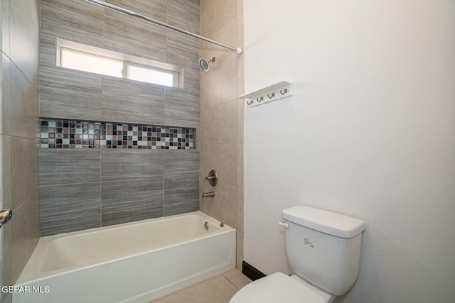 6585 Hermoso Del Sol Dr, El Paso, TX 79911 - bathroom featuring shower / tub combination and tile patterned flooring