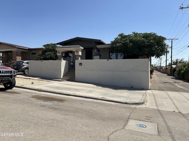 1012 Maple St, El Paso, TX 79903 - view of front of home with brick siding
