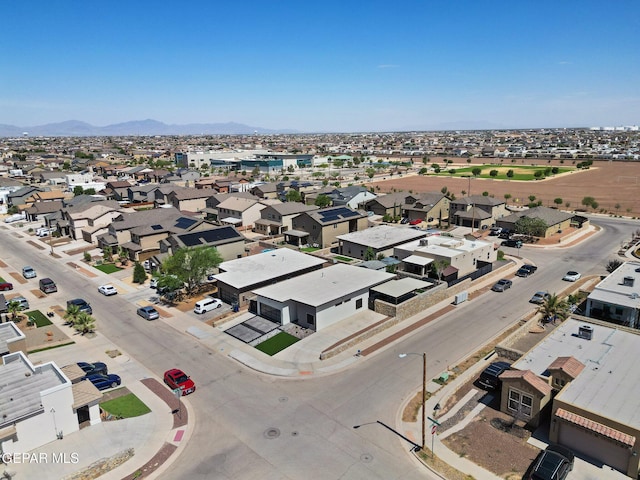 14821 Sunny Land Ave, El Paso, TX 79938 - aerial perspective of suburban area featuring a mountainous background