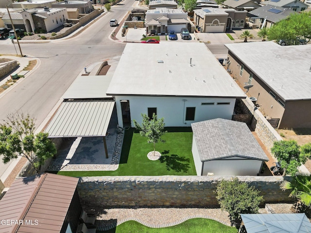 14821 Sunny Land Ave, El Paso, TX 79938 - aerial perspective of suburban area