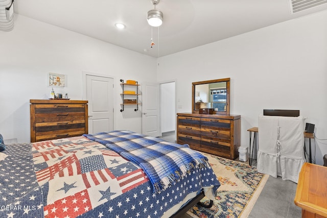 14821 Sunny Land Ave, El Paso, TX 79938 - bedroom featuring a ceiling fan