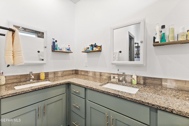 14821 Sunny Land Ave, El Paso, TX 79938 - full bath featuring double vanity