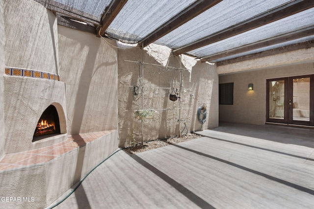 5536 Fernwood Cir, El Paso, TX 79932 - view of patio with french doors