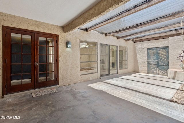 5536 Fernwood Cir, El Paso, TX 79932 - view of patio with french doors