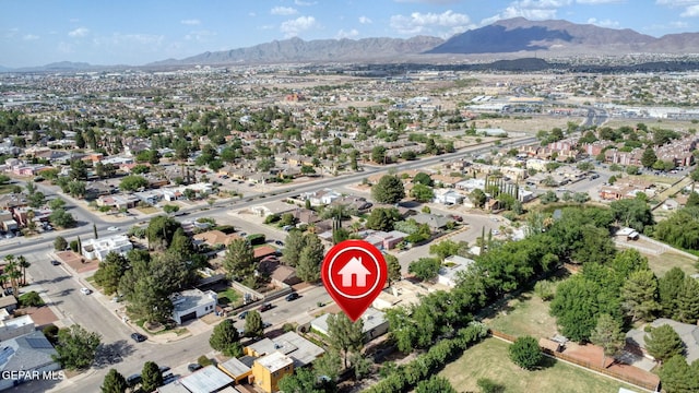 5536 Fernwood Cir, El Paso, TX 79932 - drone / aerial view of a mountain backdrop