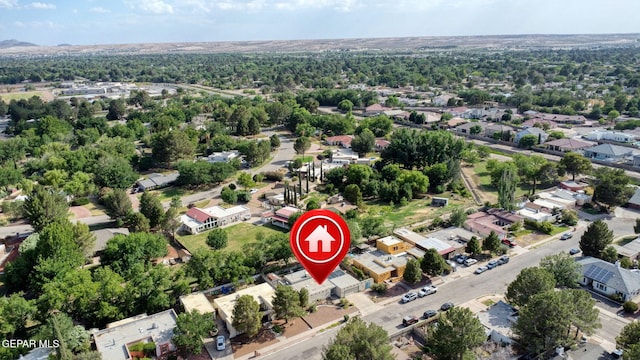 5536 Fernwood Cir, El Paso, TX 79932 - aerial perspective of suburban area