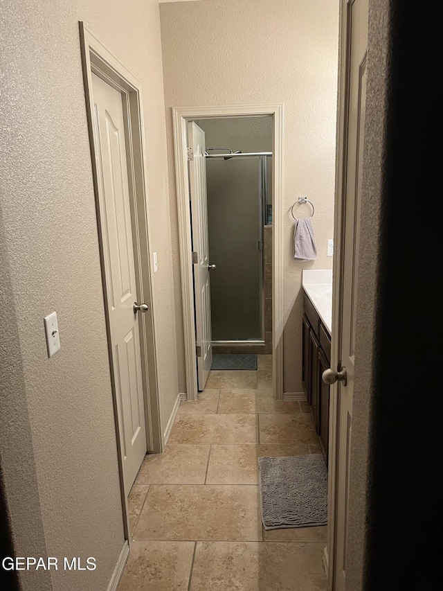 14428 Johnny Mata Dr, El Paso, TX 79938 - bathroom featuring vanity and a shower stall