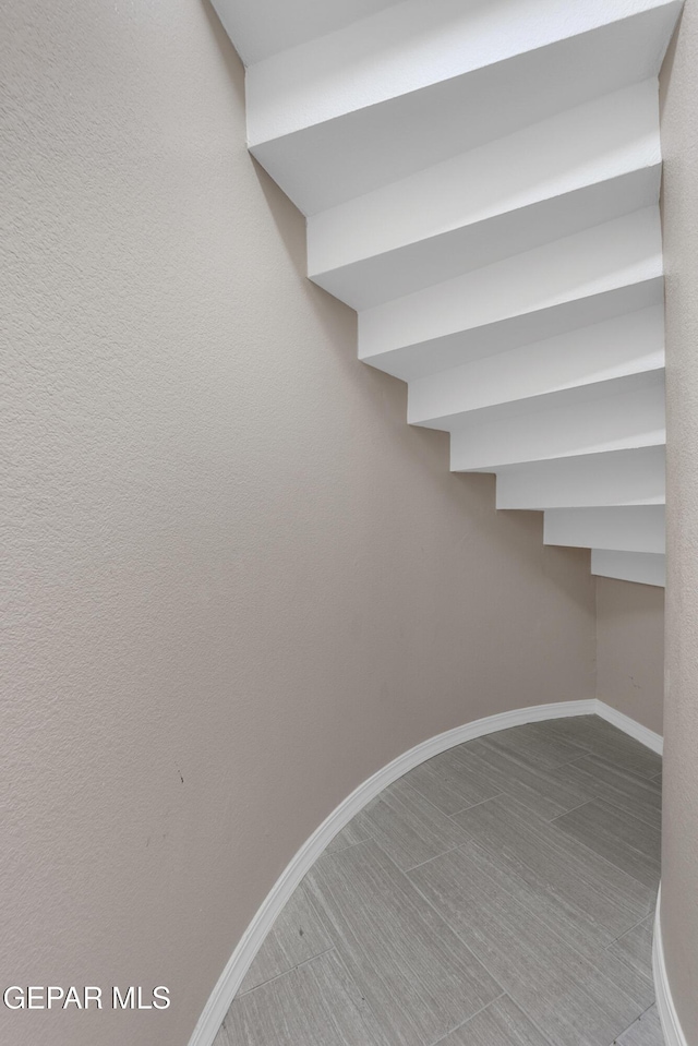 3165 Destiny Point Dr, El Paso, TX 79938 - stairs featuring baseboards