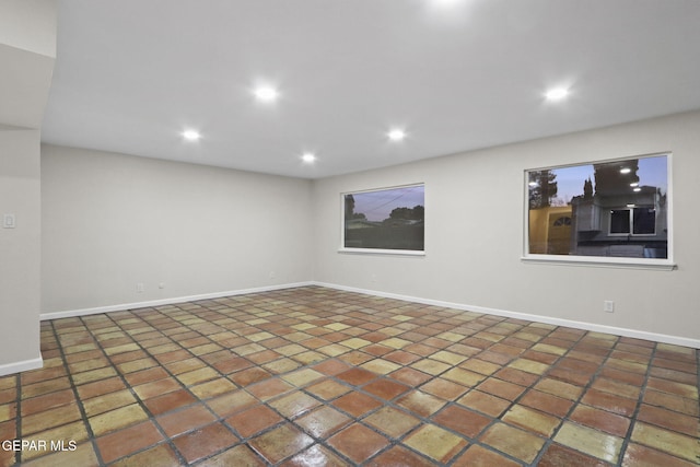 15081 Darrington Rd, Horizon City, TX 79928 - empty room featuring recessed lighting and tile patterned flooring