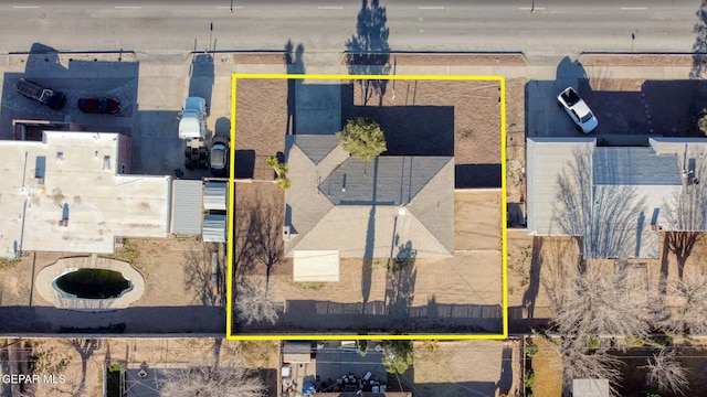 15081 Darrington Rd, Horizon City, TX 79928 - aerial view of property's location with property parcel outlined