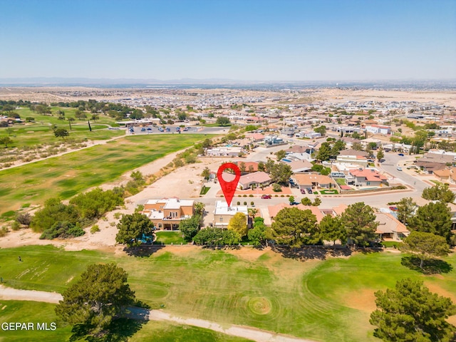 18986 Armington Dr, Horizon City, TX 79928 - aerial view of property's location with nearby suburban area and a golf course