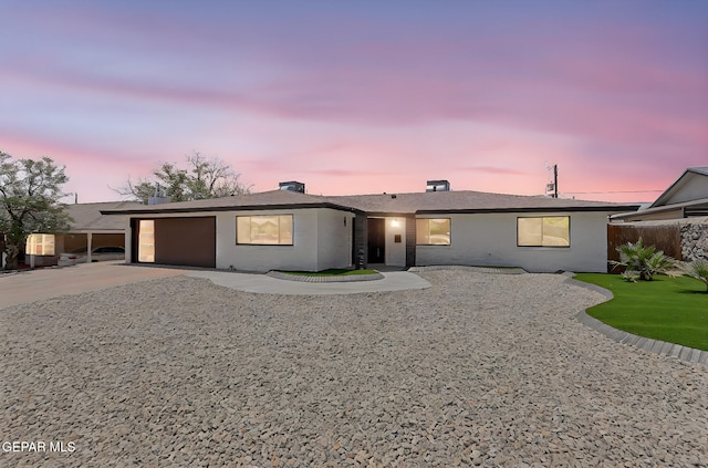5841 Burning Tree Dr, El Paso, TX 79912 - ranch-style house featuring driveway and a garage