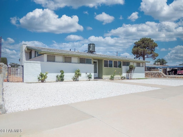 2721 Fir St, El Paso, TX 79925 - view of ranch-style house