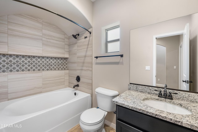 13597 Gatton St, El Paso, TX 79928 - full bath with vanity and bathtub / shower combination