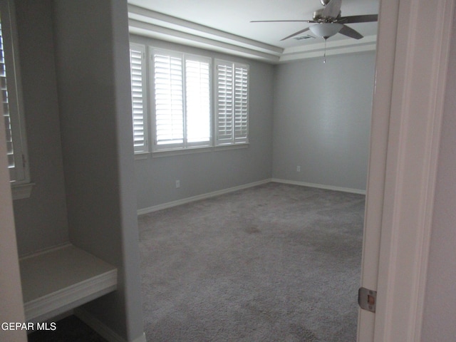 2813 Mike Price Dr, El Paso, TX 79938 - carpeted spare room with ceiling fan and baseboards