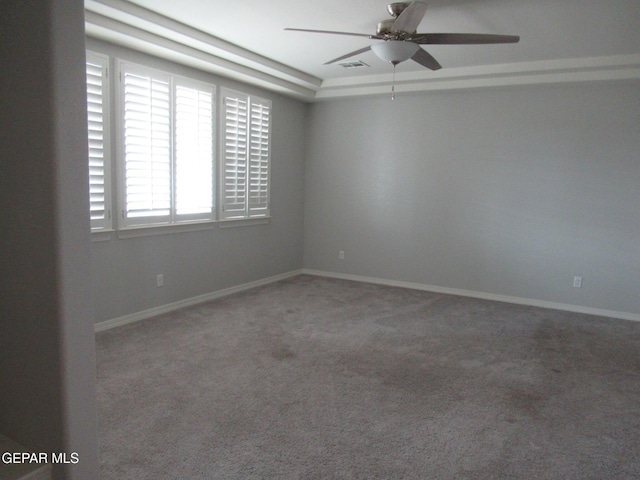 2813 Mike Price Dr, El Paso, TX 79938 - carpeted spare room featuring a ceiling fan and baseboards