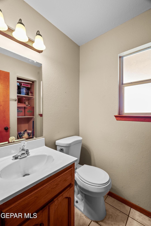 11960 Francis Scobee Dr, El Paso, TX 79936 - bathroom featuring vanity and tile patterned floors