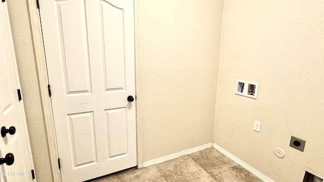 14207 Ranier Point Dr, El Paso, TX 79938 - laundry area featuring electric dryer hookup, gas dryer hookup, and hookup for a washing machine