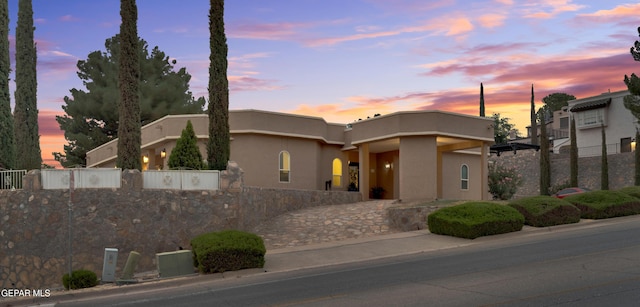 1349 Belvidere St, El Paso, TX 79912 - view of front of home with stucco siding