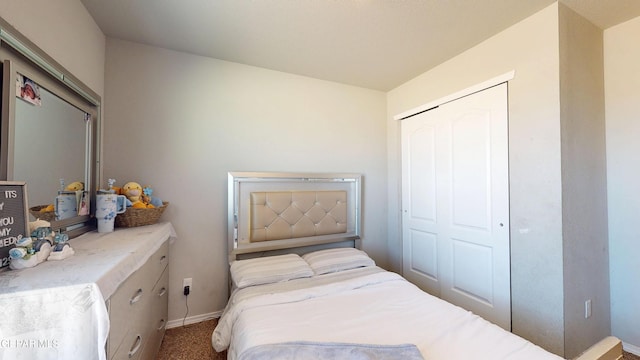 14661 Holly Blue Ave, Horizon City, TX 79928 - bedroom with a closet and carpet