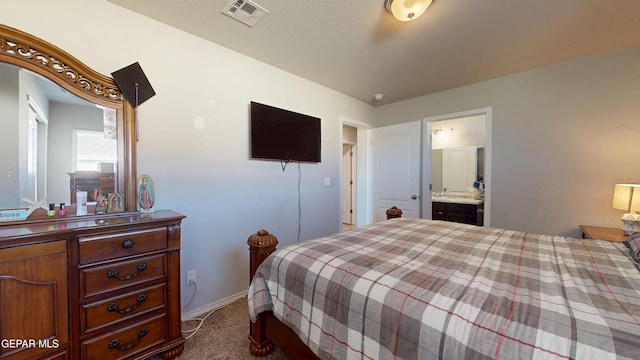 14661 Holly Blue Ave, Horizon City, TX 79928 - bedroom featuring carpet flooring and ensuite bathroom