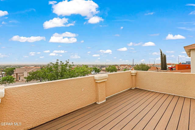 6133 Night Fall Pl, El Paso, TX 79932 - view of deck