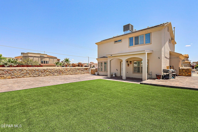 3143 Red Maple, El Paso, TX 79938 - back of house featuring a patio and stucco siding