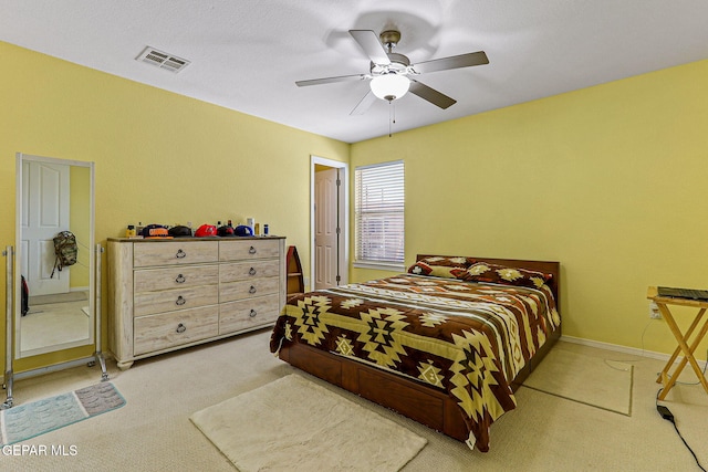 11652 Ochre Bluff Ln, El Paso, TX 79934 - carpeted bedroom featuring a ceiling fan and baseboards