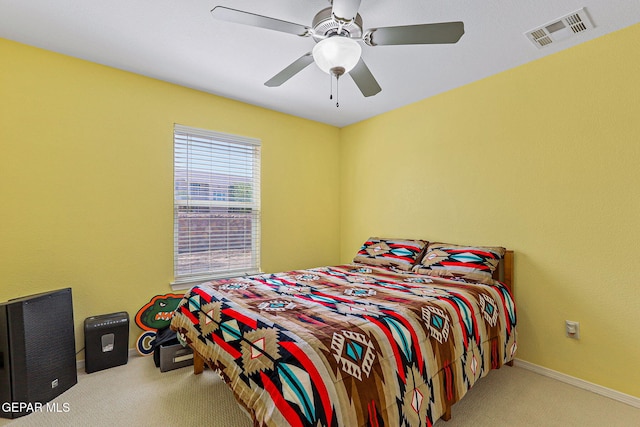 11652 Ochre Bluff Ln, El Paso, TX 79934 - carpeted bedroom featuring a ceiling fan and baseboards