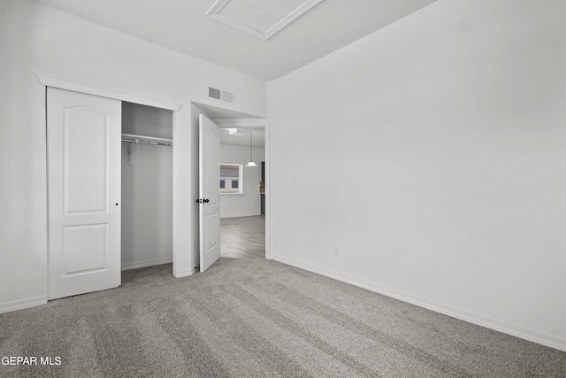 14373 Nick Drahos Ln, Horizon City, TX 79928 - unfurnished bedroom featuring carpet flooring and a closet