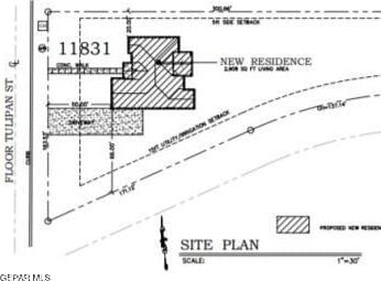 11831 Flor Tulipan, Socorro, TX 79927 - view of floor plan / room layout