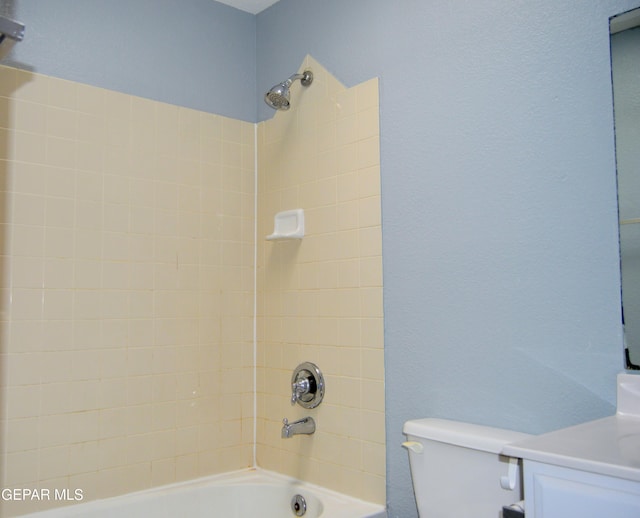 14309 Desierto Bueno Ave, Horizon City, TX 79928 - full bathroom with vanity and  shower combination