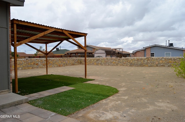 14309 Desierto Bueno Ave, Horizon City, TX 79928 - view of fenced backyard
