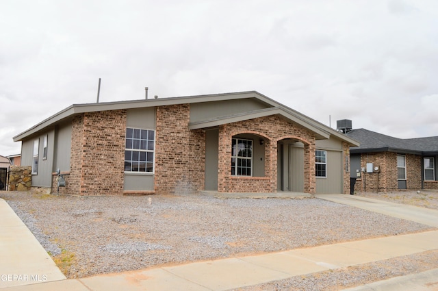 14309 Desierto Bueno Ave, Horizon City, TX 79928 - view of front of property with brick siding