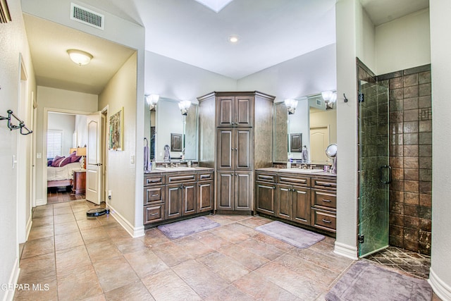 1348 Franklin Wind Place, El Paso, TX 79912 - ensuite bathroom featuring vanity and a stall shower