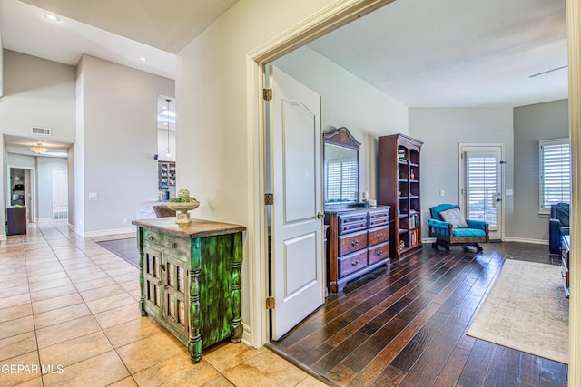 1348 Franklin Wind Place, El Paso, TX 79912 - hallway featuring wood finished floors and recessed lighting