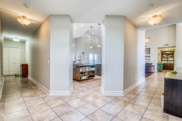 1348 Franklin Wind Place, El Paso, TX 79912 - corridor with light tile patterned floors
