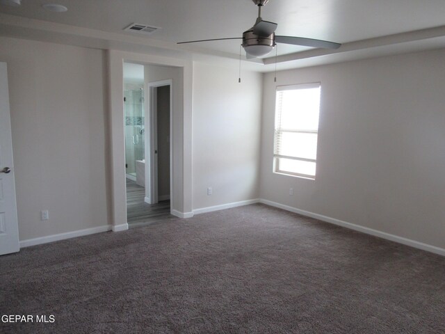 205 Staffs Way, El Paso, TX 79928 - spare room featuring a ceiling fan and carpet flooring