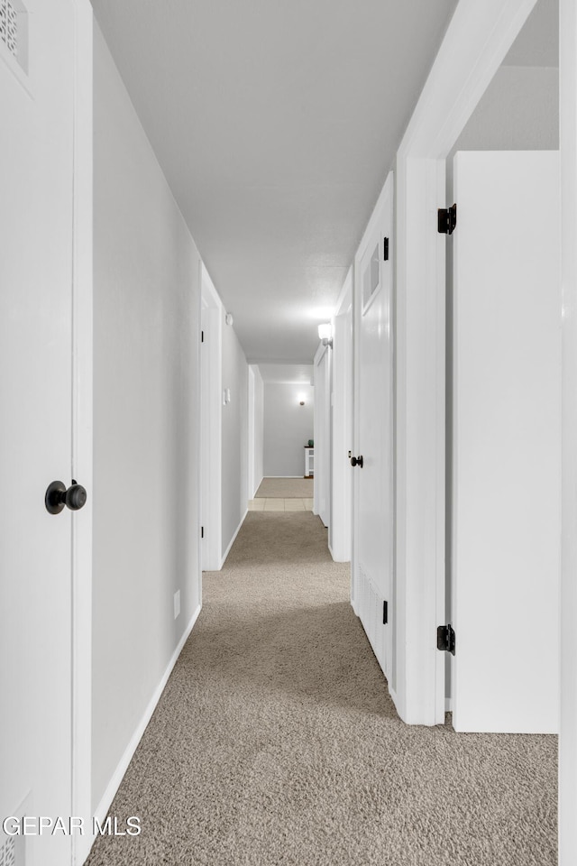 8936 Mount Rushmore Ln, El Paso, TX 79904 - hallway with carpet