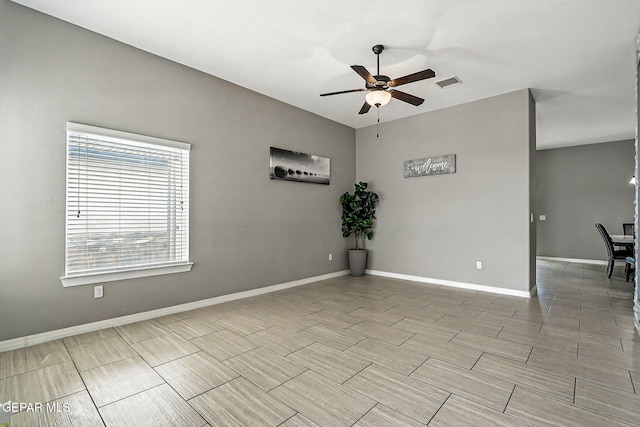 13675 Everingham St, El Paso, TX 79928 - spare room featuring a ceiling fan and light wood-style floors