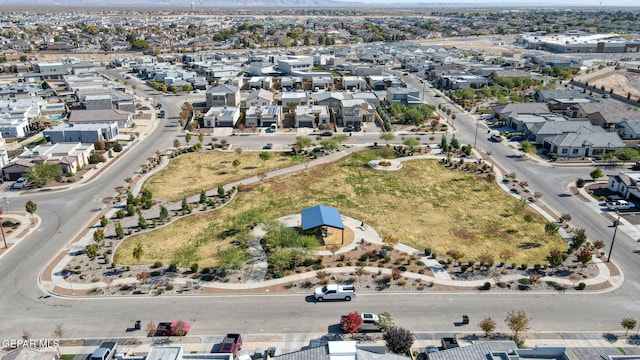 13675 Everingham St, El Paso, TX 79928 - aerial view of residential area with mountains