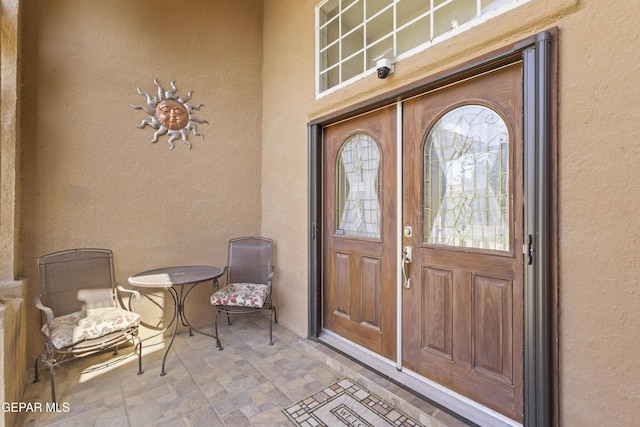 658 Sara Lynn Ct, El Paso, TX 79932 - entrance to property featuring stucco siding